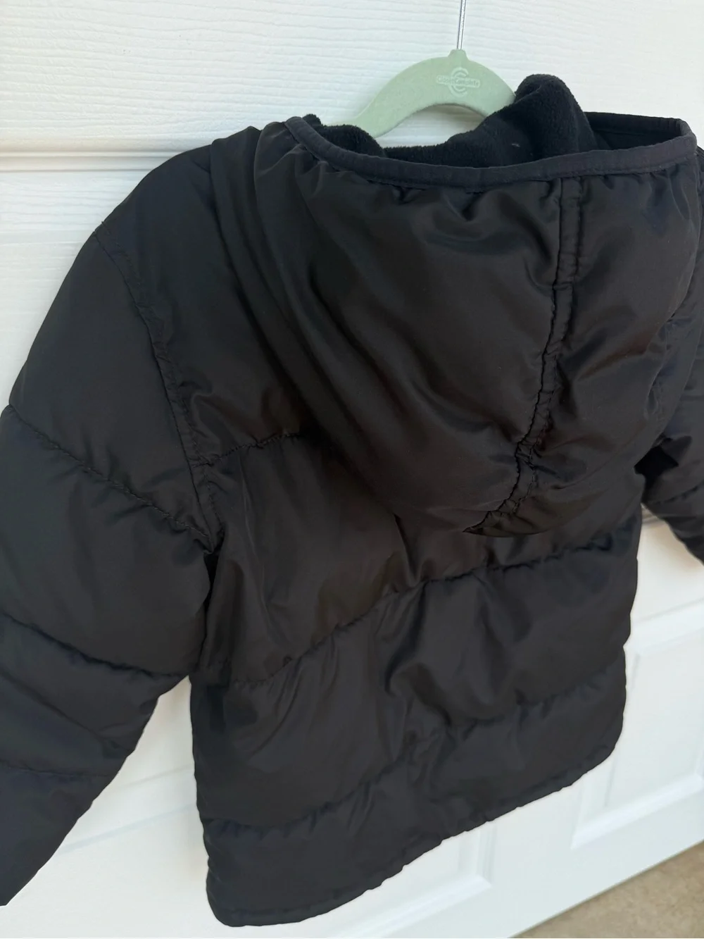 Old Navy Black Kids Puffer Jacket with Hood-5T